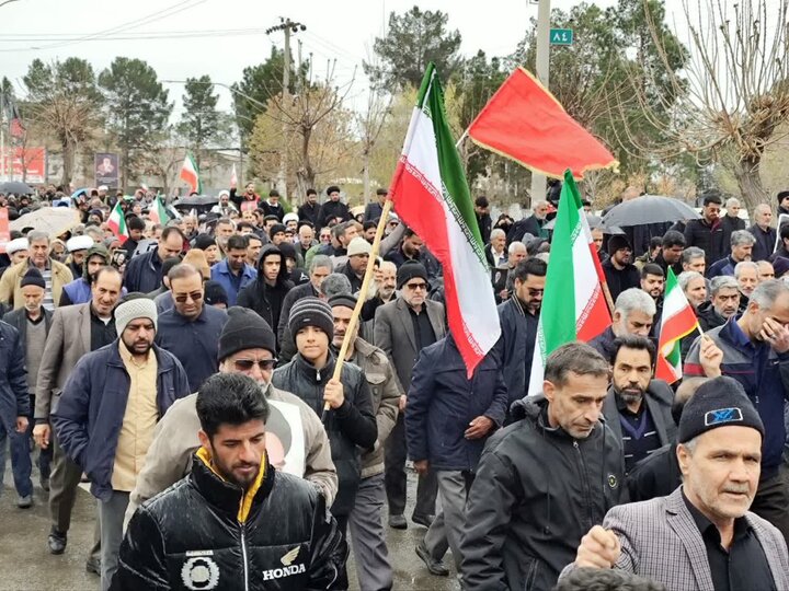 راهپیمایی روز قدس در زرند