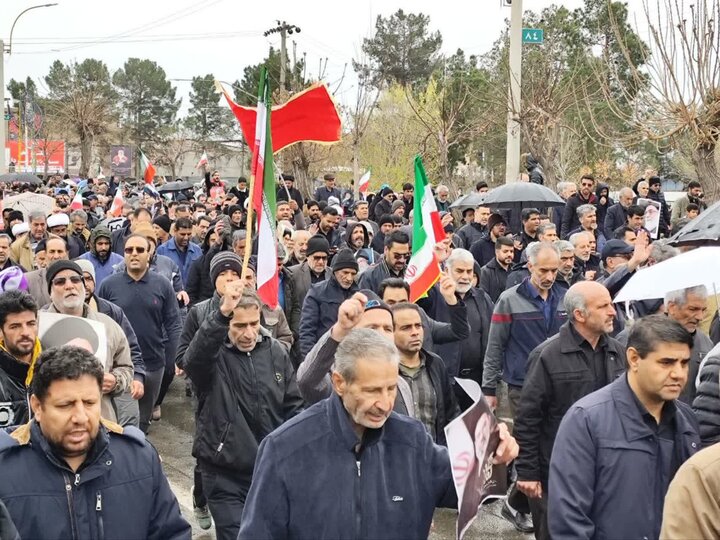 راهپیمایی روز قدس در زرند