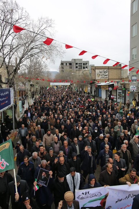 تصاویر / راهپیمایی روز جهانی قدس در اسدآباد و تویسرکان