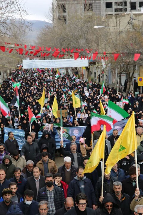 تصاویر / راهپیمایی روز جهانی قدس در اسدآباد و تویسرکان