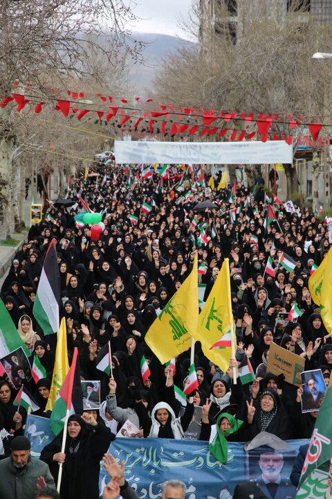تصاویر / راهپیمایی روز جهانی قدس در اسدآباد و تویسرکان
