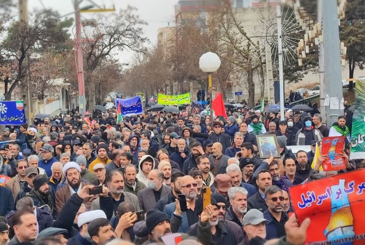 تصاویر / راهپیمایی روز جهانی قدس در اسدآباد و تویسرکان