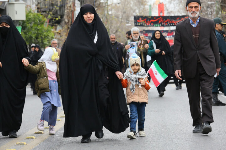 راهپیمایی باشکوه مردم ساری در روز قدس ۱۴۰۴