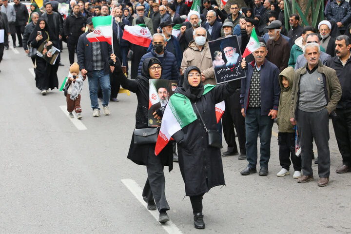 راهپیمایی باشکوه مردم ساری در روز قدس ۱۴۰۴