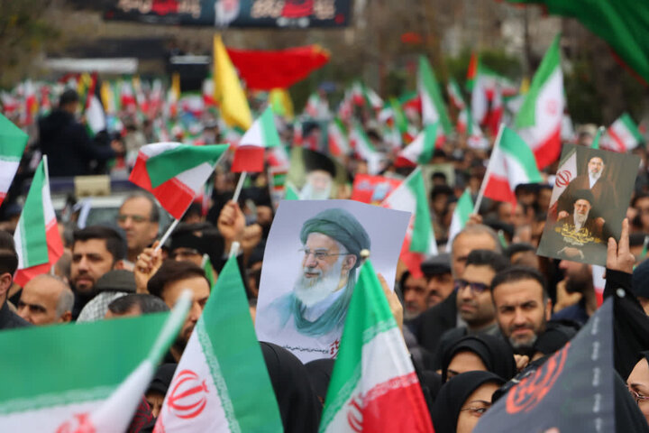 راهپیمایی باشکوه مردم ساری در روز قدس ۱۴۰۴