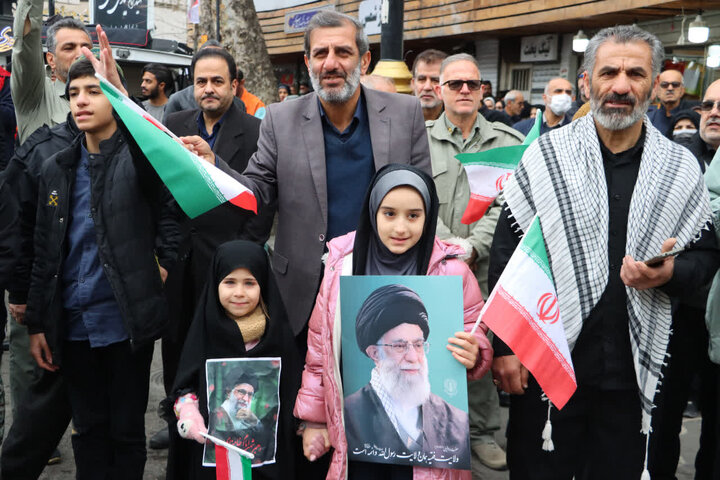 راهپیمایی باشکوه مردم ساری در روز قدس ۱۴۰۴