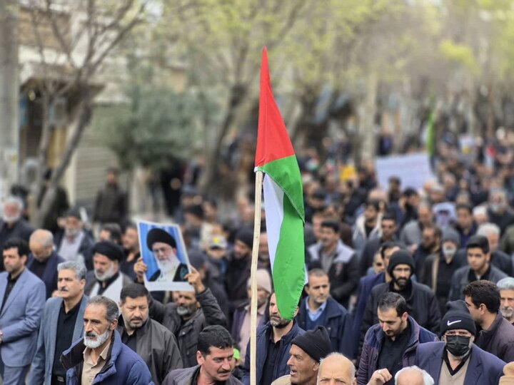 راهپیمایی روز قدس در شهرستان نائین
