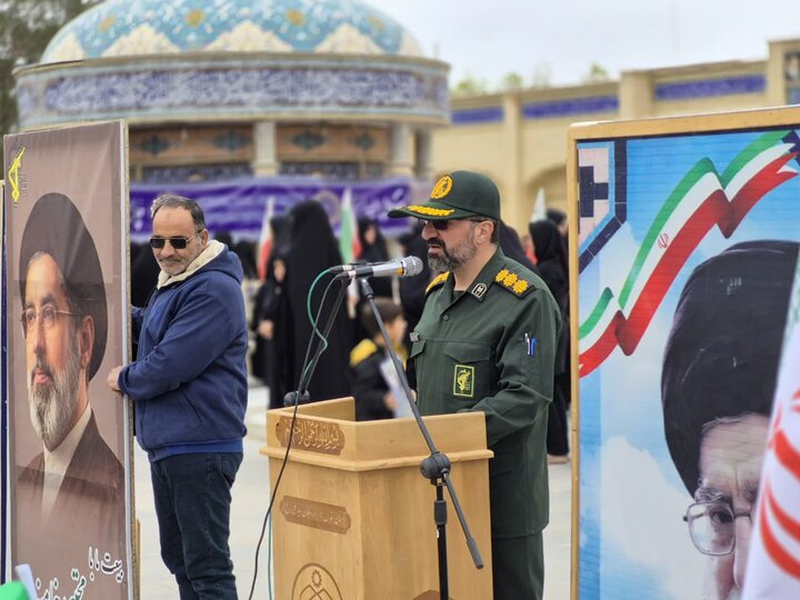 راهپیمایی روز قدس در شهرستان نائین
