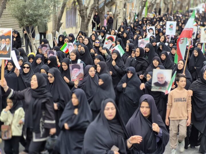 راهپیمایی روز قدس در شهرستان نائین