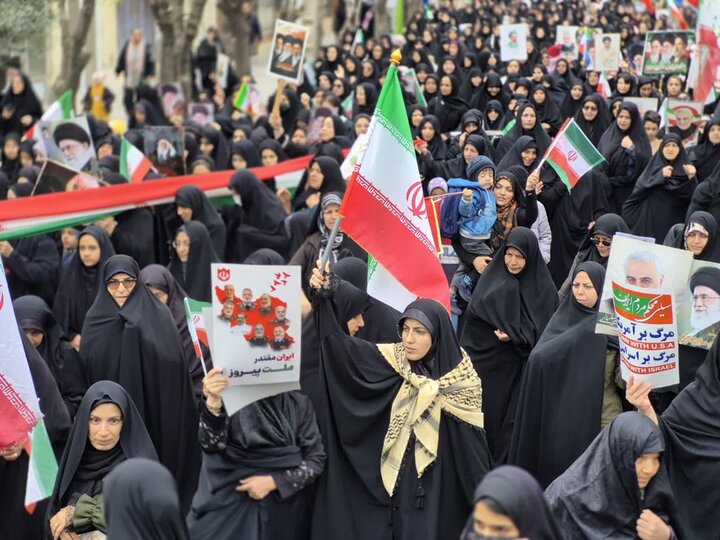 راهپیمایی روز قدس در شهرستان نائین