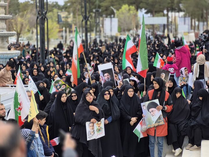 راهپیمایی روز قدس در شهرستان نائین