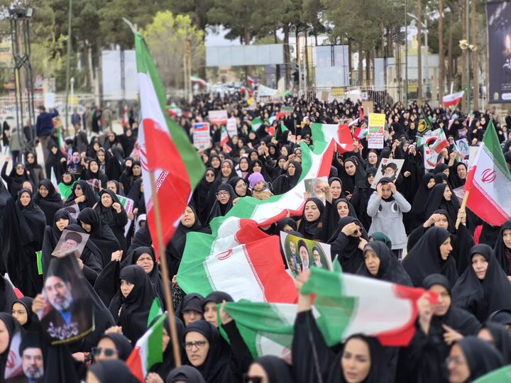راهپیمایی روز قدس در شهرستان نائین
