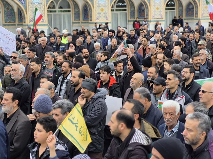 راهپیمایی روز قدس در شهرستان نائین