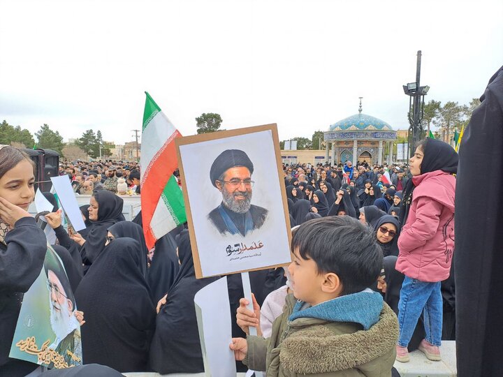 راهپیمایی روز قدس در شهرستان نائین