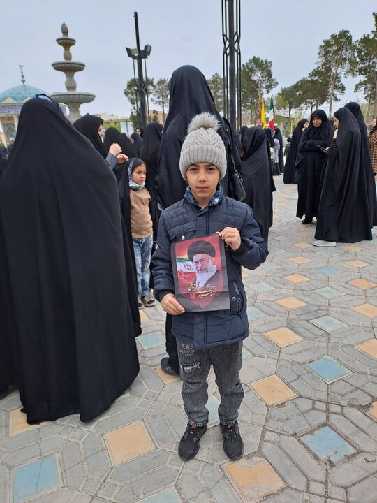 راهپیمایی روز قدس در شهرستان نائین