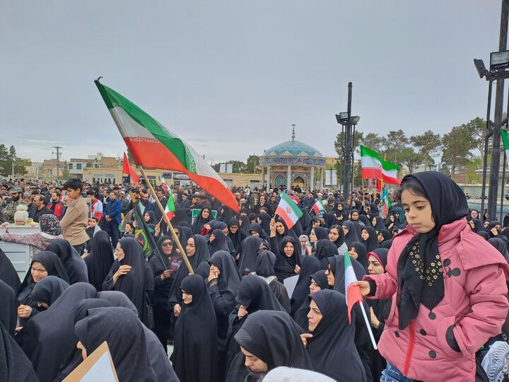 راهپیمایی روز قدس در شهرستان نائین