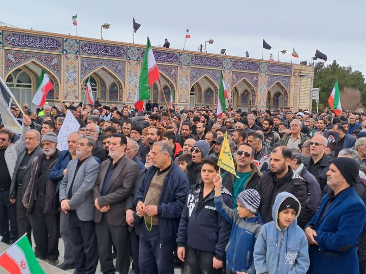 راهپیمایی روز قدس در شهرستان نائین