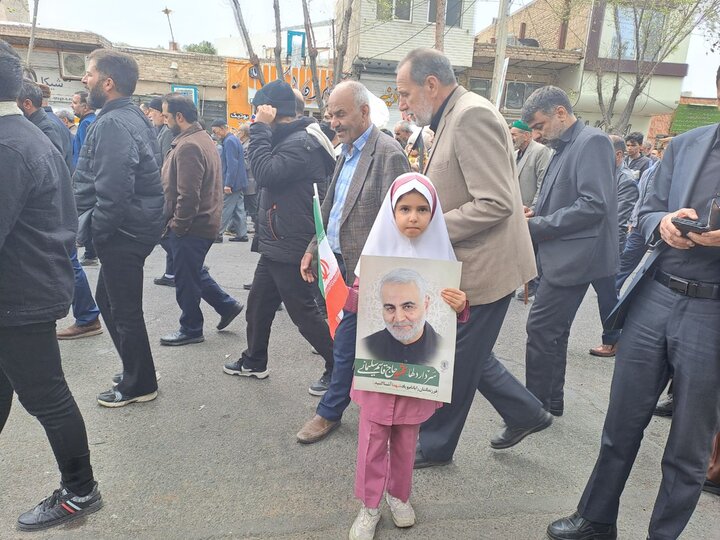 راهپیمایی روز قدس در شهرستان نائین