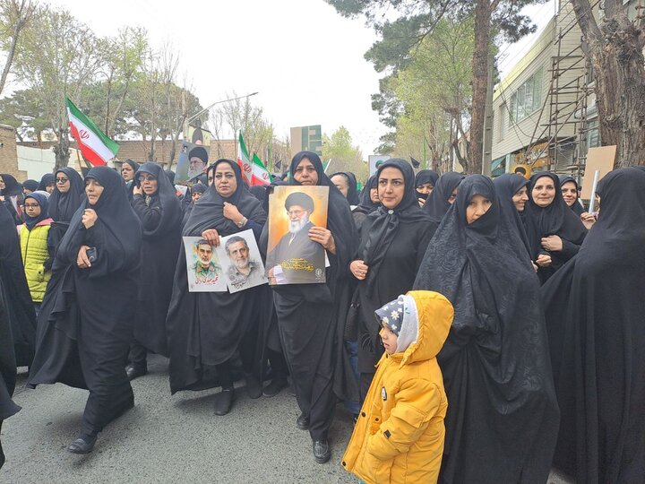 راهپیمایی روز قدس در شهرستان نائین