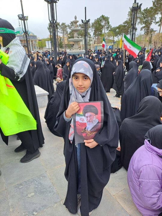 راهپیمایی روز قدس در شهرستان نائین