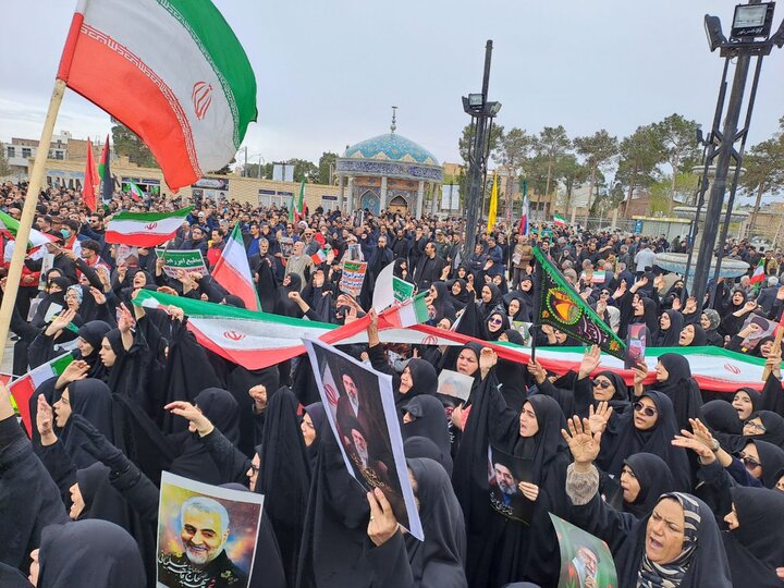 راهپیمایی روز قدس در شهرستان نائین