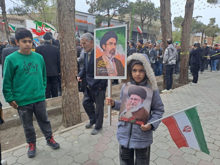 راهپیمایی روز قدس در شهرستان نائین