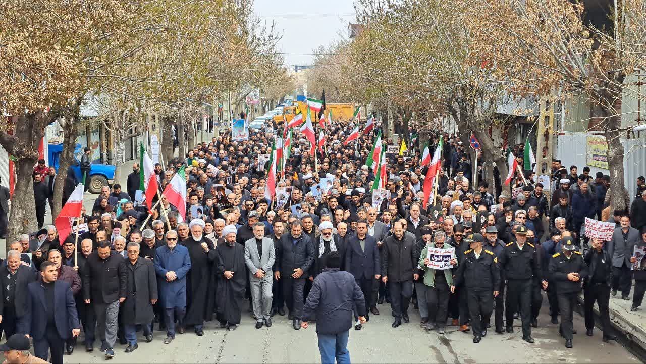 تصاویر/ راهپیمایی روز جهانی قدس در میاندوآب