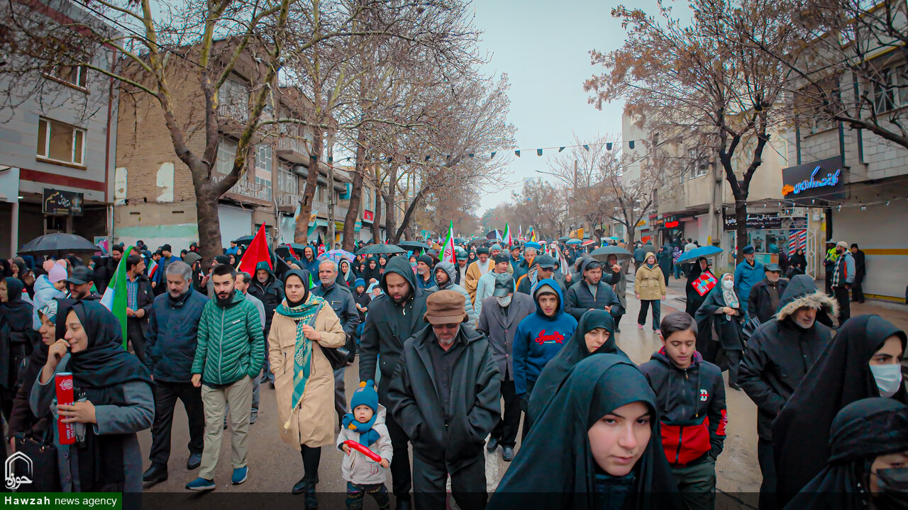 تصاویر/ حضور پرشور امت همدانی امام خامنه‌ای در راهپیمایی روز قدس