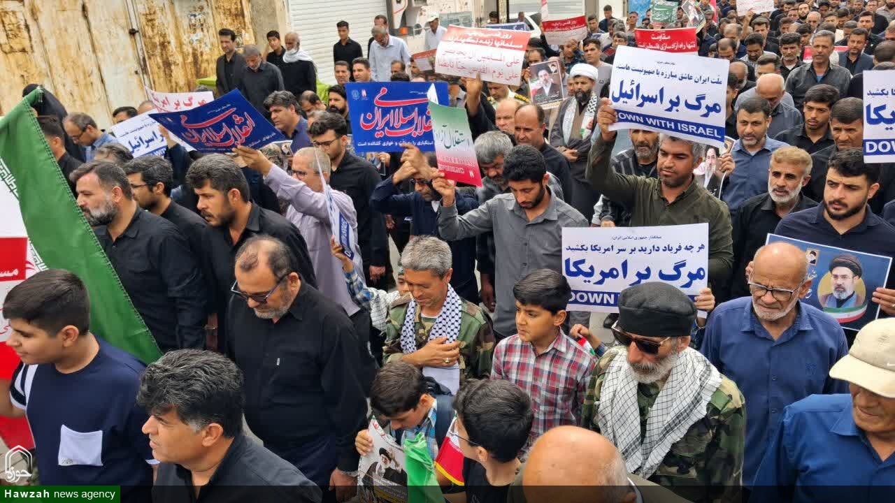 تصاویر/ راهپیمایی روز قدس در آبدان