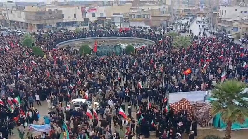 فیلم| حضور پرشور مردم برازجان در راهپیمایی روز جهانی قدس