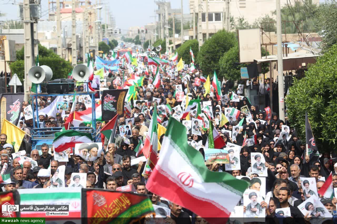 تصاویر/ راهپیمایی روز جهانی قدس در خورموج
