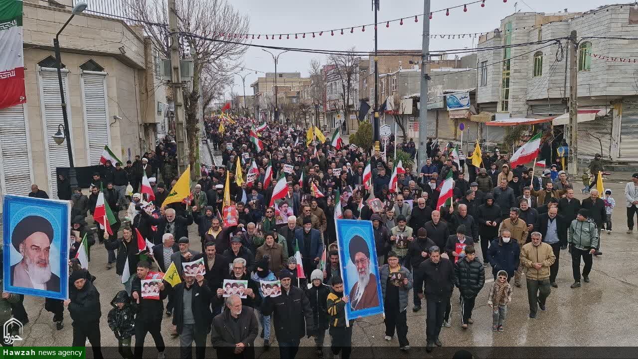 تصاویر / راهپیمایی با عظمت روز جهانی قدس در شهرستان درگزین