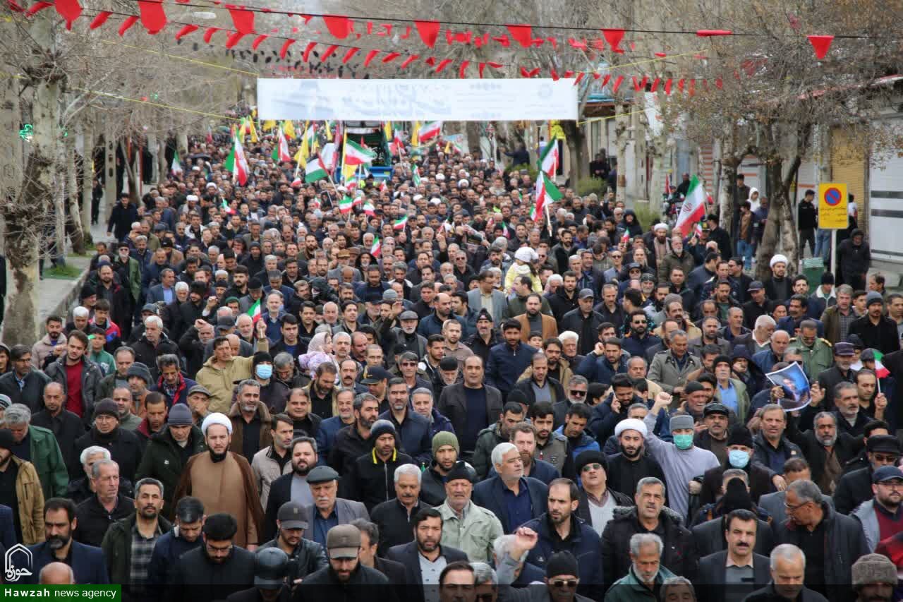 تصاویر / راهپیمایی روز جهانی قدس در اسدآباد و تویسرکان