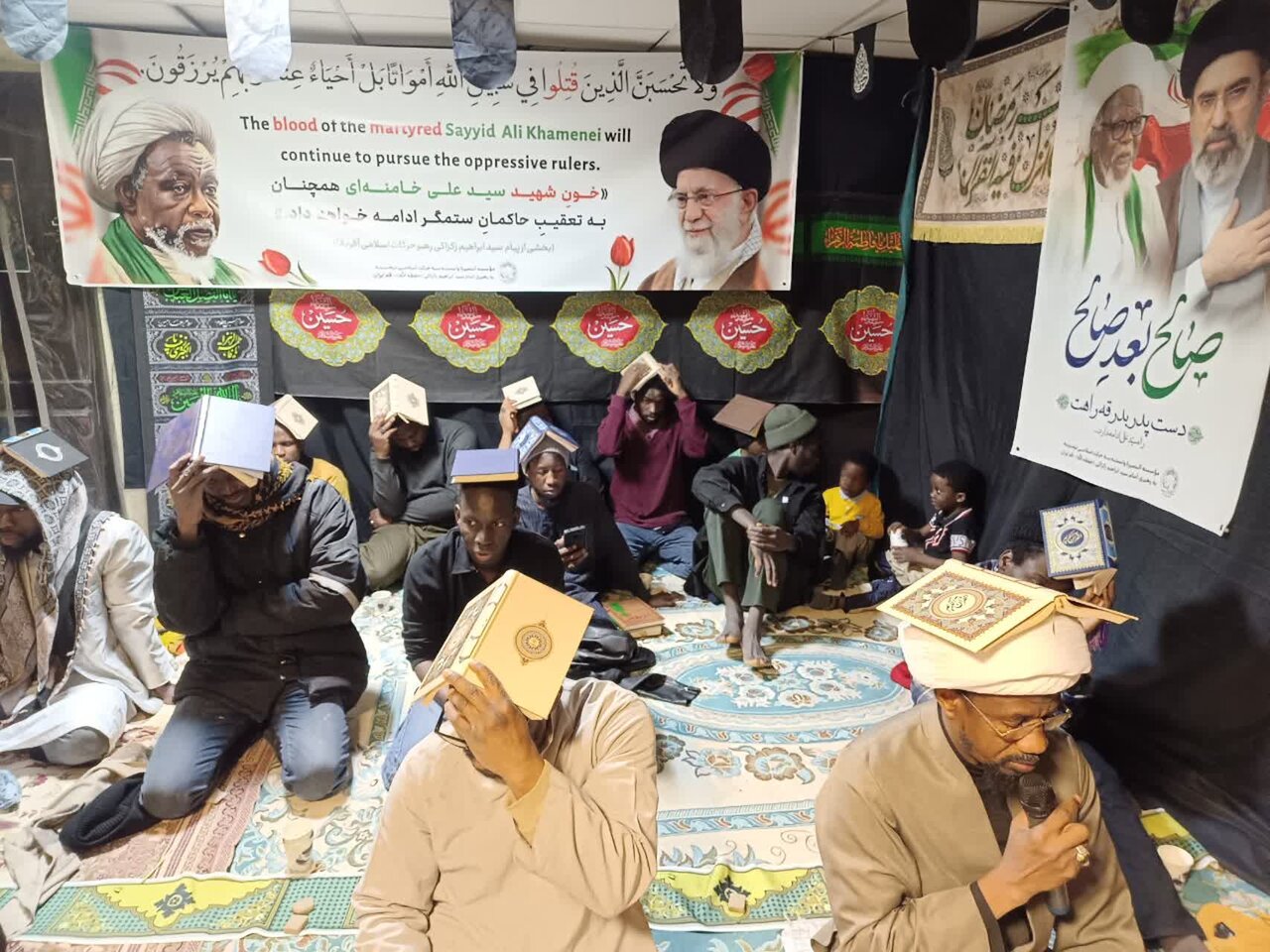 برگزاری مراسم بیست و سوم ماه مبارک رمضان از سوی مؤسسه البصیره قم  + تصاویر