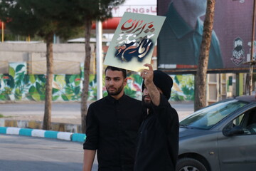 تصاویر/  شابلون زنی طلاب محمودیه در کرمان