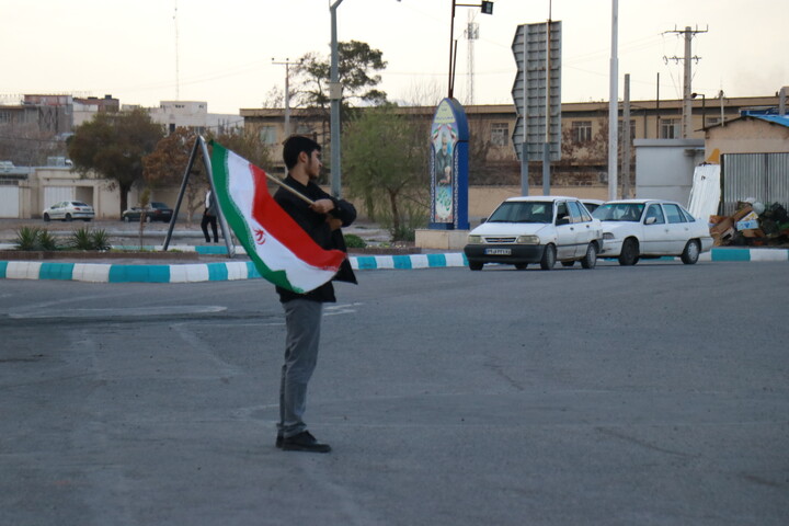 تصاویر/ دومین روز شابلون زنی طلاب محمودیه در کرمان