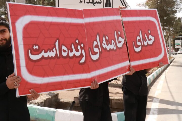 تصاویر/ دومین روز شابلون زنی طلاب محمودیه در کرمان