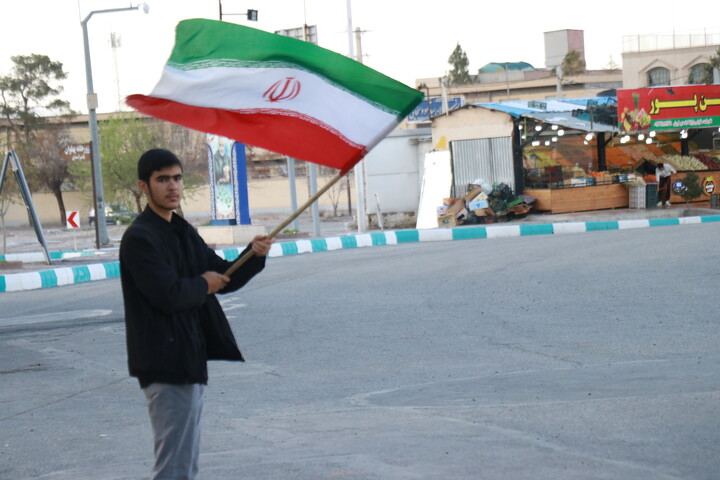 تصاویر/ دومین روز شابلون زنی طلاب محمودیه در کرمان