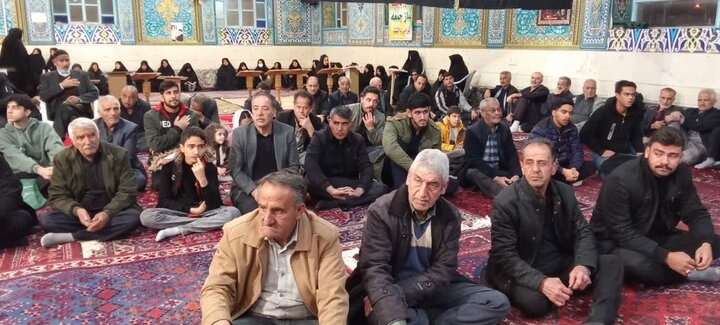 تصاویر/مراسم گرامیداشت شهادت حضرت آیت‌الله العظمی سید علی خامنه‌ای درجوشقان قالی