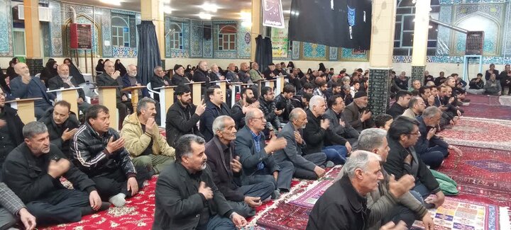 تصاویر/مراسم گرامیداشت شهادت حضرت آیت‌الله العظمی سید علی خامنه‌ای درجوشقان قالی