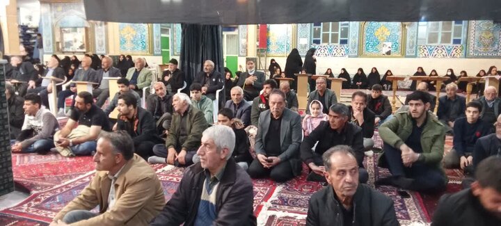 تصاویر/مراسم گرامیداشت شهادت حضرت آیت‌الله العظمی سید علی خامنه‌ای درجوشقان قالی