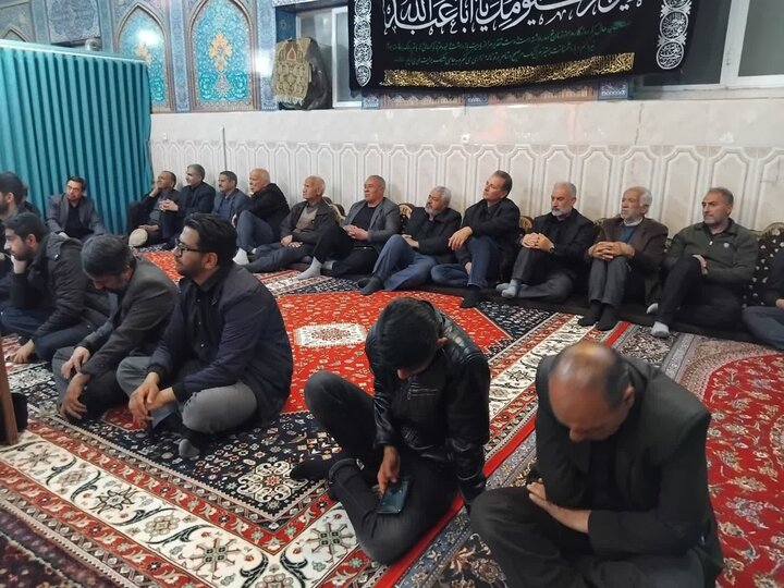 تصاویر/مراسم گرامیداشت شهادت حضرت آیت‌الله العظمی سید علی خامنه‌ای درجوشقان قالی