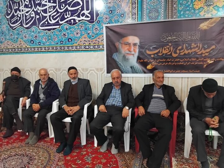 تصاویر/مراسم گرامیداشت شهادت حضرت آیت‌الله العظمی سید علی خامنه‌ای درجوشقان قالی