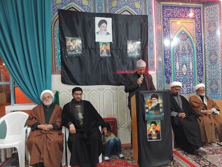 تصاویر/مراسم گرامیداشت شهادت حضرت آیت‌الله العظمی سید علی خامنه‌ای درجوشقان قالی