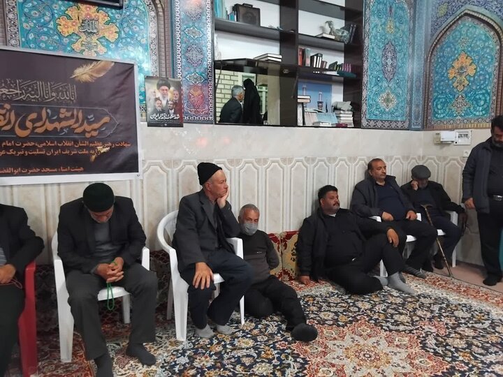 تصاویر/مراسم گرامیداشت شهادت حضرت آیت‌الله العظمی سید علی خامنه‌ای درجوشقان قالی