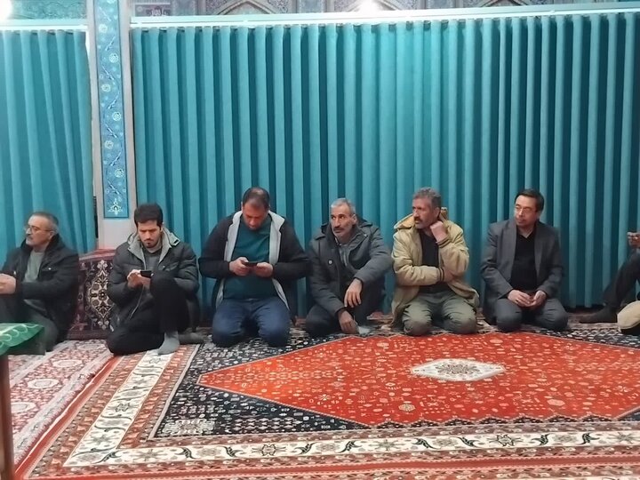 تصاویر/مراسم گرامیداشت شهادت حضرت آیت‌الله العظمی سید علی خامنه‌ای درجوشقان قالی