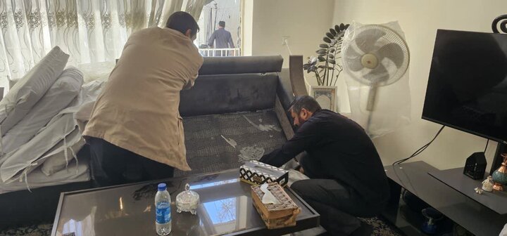 حضور نیروهای طلاب جهادی قرارگاه امام شهید کنار مردم مقاوم تهران