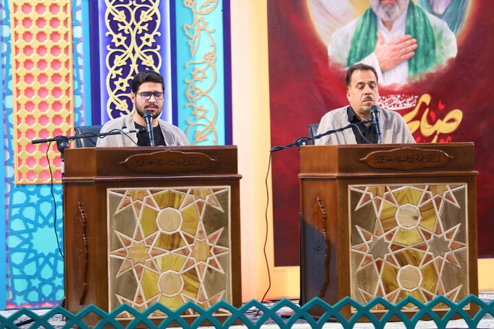تصاویر/ آیین ترتیل خوانی قرآن کریم در امامزاده سید جعفر(ع) محمد استان یزد