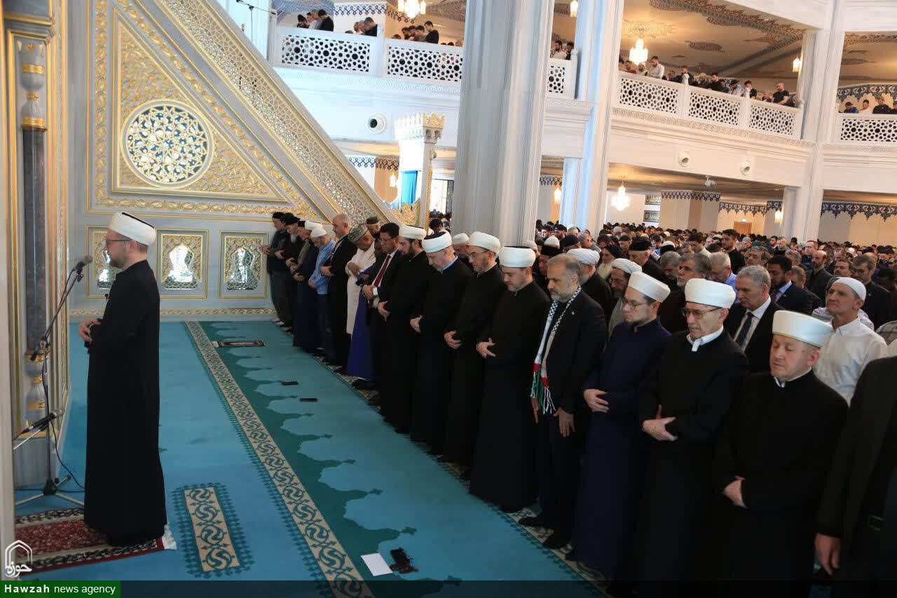 مراسم روز جهانی قدس در مسجد جامع مسکو