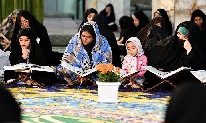 تصاویر/ مراسم جزءخوانی قرآن کریم در حرم حضرت عبدالعظیم(ع)